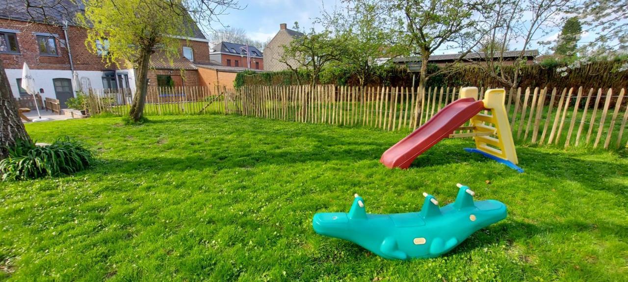 Au coquelicot : gîte cosy pour 8 pers. avec jardin Ath Exterior foto